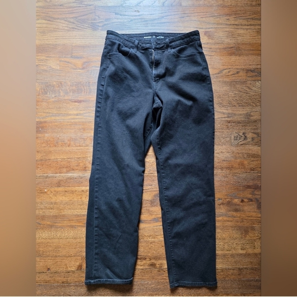 12 Tall Old Navy Wow Loose Old Navy High Rise Black Jeans P007